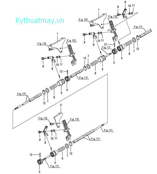 Ly hợp cấp lúa dọc